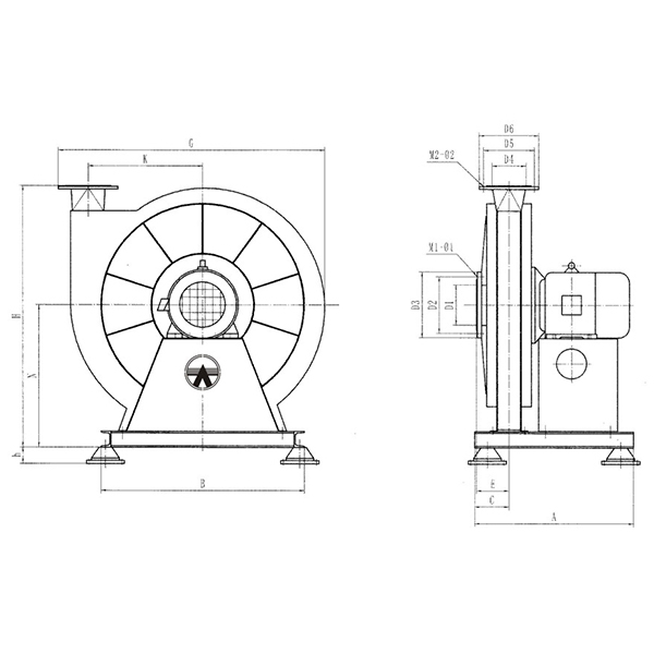 DGY-B型低噪音高壓離心風機